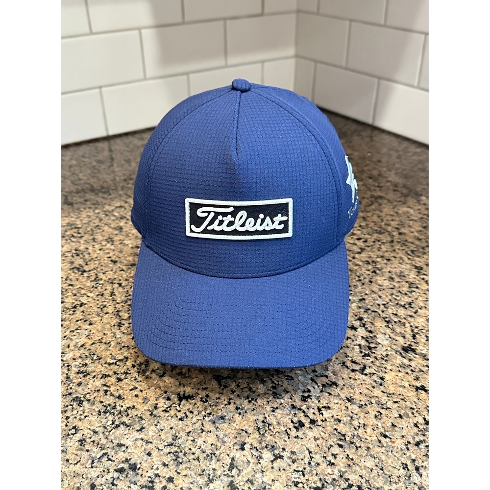 Texas Star Titleist Performance Snapback Hat Mens OSFA Blue Polyester